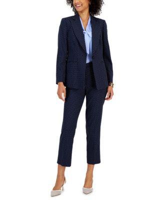 Women's Tweed Jacket, Tie-Front Blouse & Pencil Skirt by KASPER