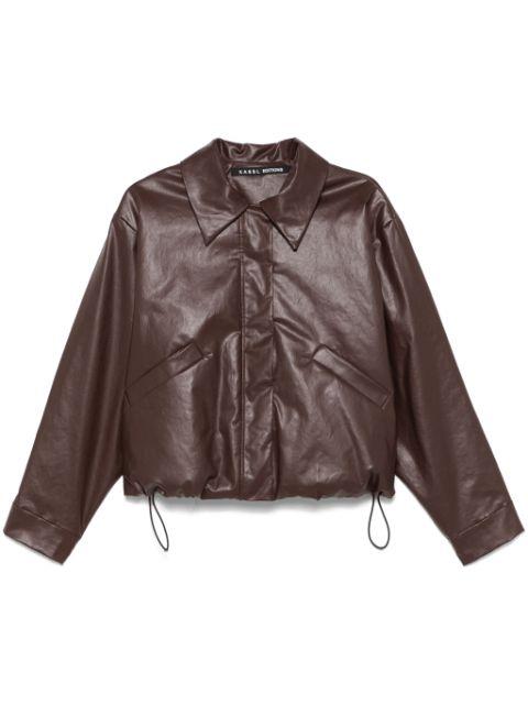 coated bomber jacket by KASSL