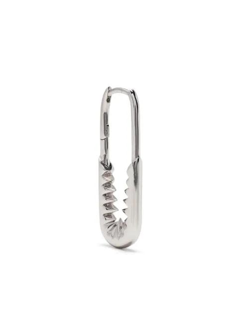safety-pin hoop earring by KASUN LONDON