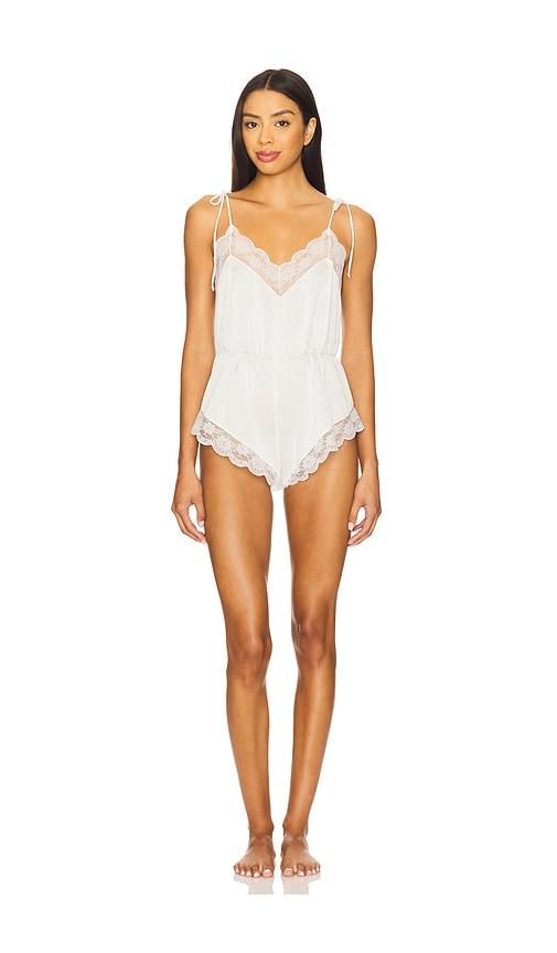 KAT THE LABEL Arabella Teddy in Ivory by KAT THE LABEL