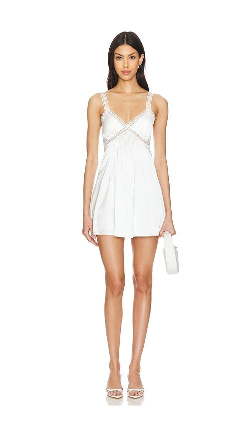 KAT THE LABEL Capri Slip in White by KAT THE LABEL
