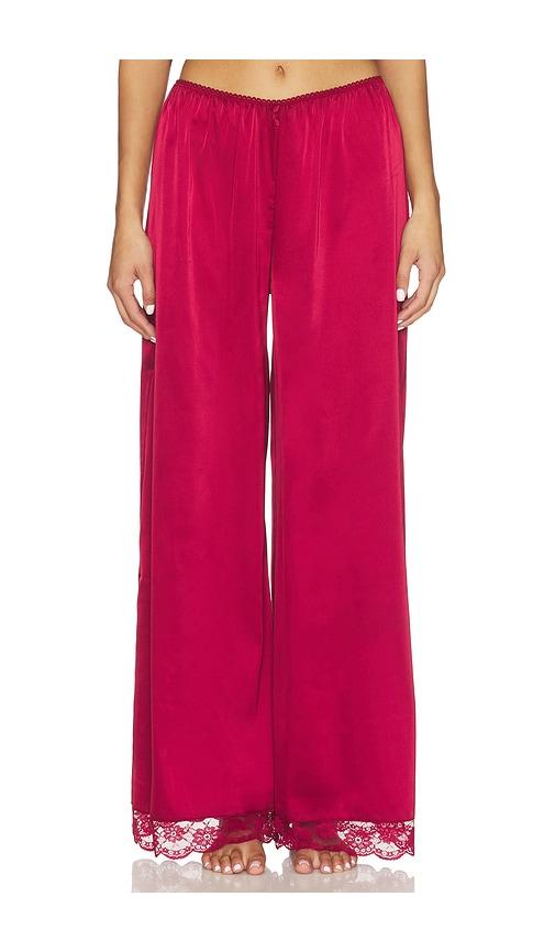 KAT THE LABEL Cindy Pants in Red by KAT THE LABEL