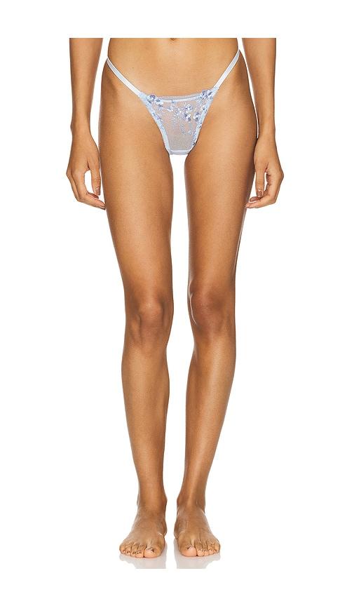 KAT THE LABEL Sofia Thong in Baby Blue by KAT THE LABEL