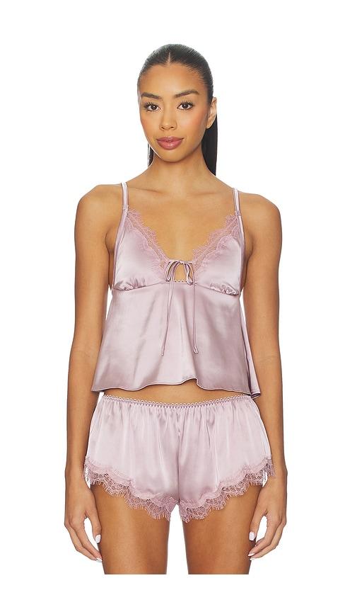 KAT THE LABEL Sorrento Camisole in Purple by KAT THE LABEL