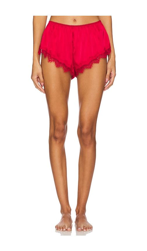 KAT THE LABEL Sorrento Short in Red by KAT THE LABEL