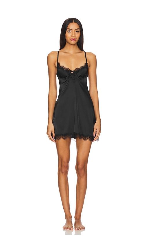 KAT THE LABEL Sorrento Slip in Black by KAT THE LABEL