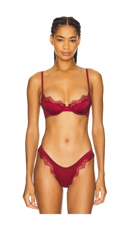 KAT THE LABEL x REVOLVE Sorrento Underwire Bra in Red by KAT THE LABEL