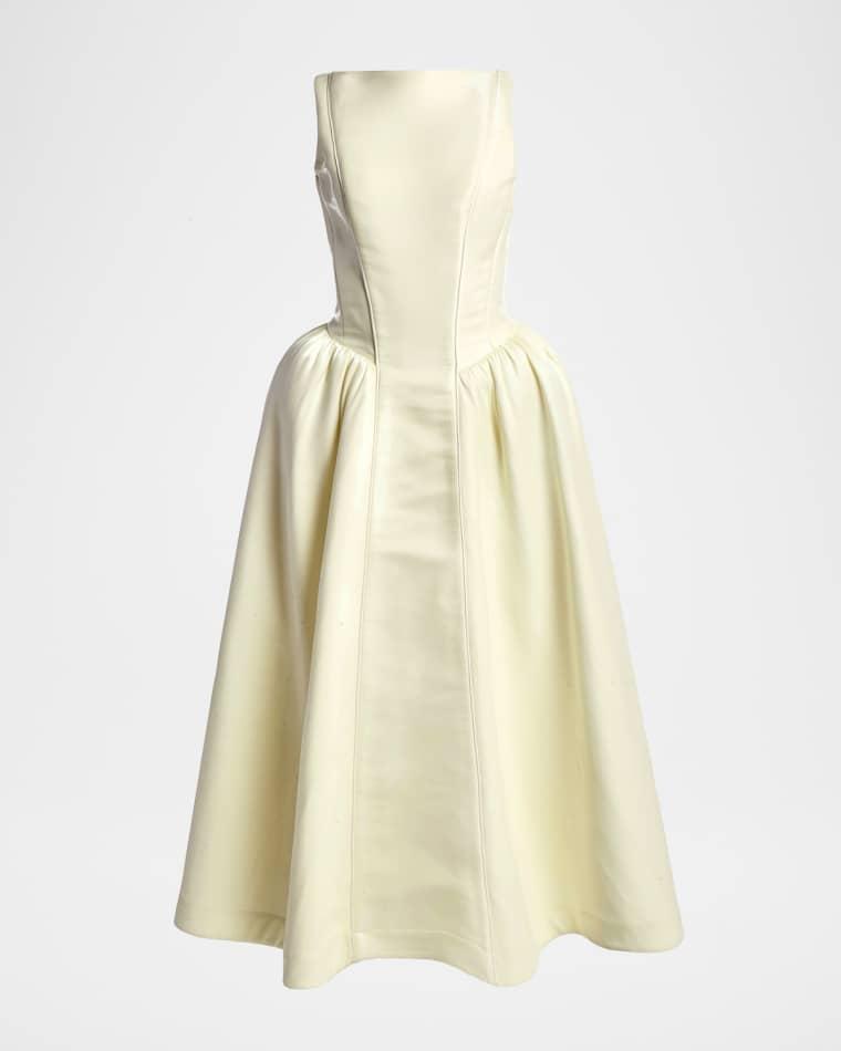 Clarissa Voluminous Basque-Waist Gown by KATE BARTON