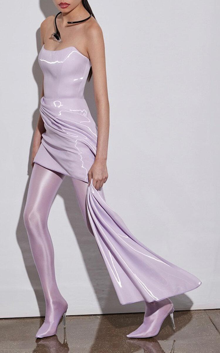 Kate Barton Liquid Draped Mini Skirt - Moda Operandi by KATE BARTON