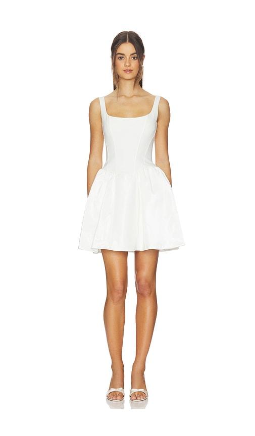 Kate Barton Taylor Dress in White by KATE BARTON