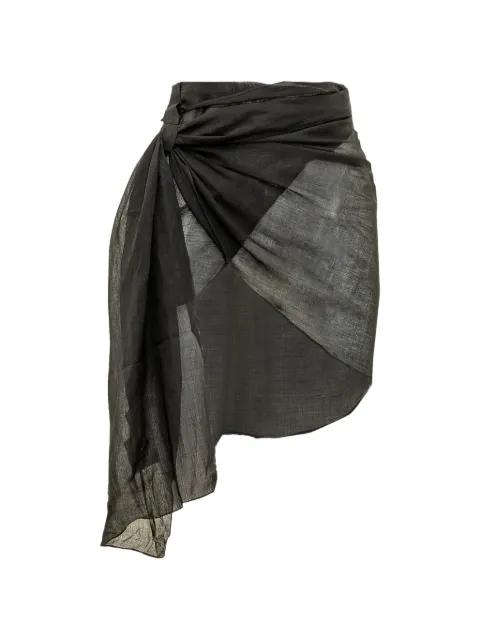 Kim sarong-style skirt by KATE CATE