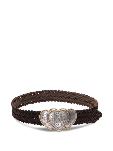 Queen Of Hearts buckle belt by KATE CATE