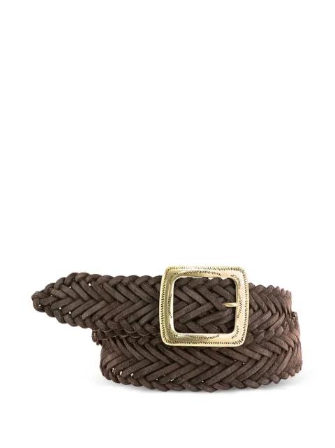 braided leather belt by KATE CATE