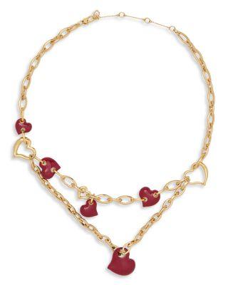 Amour Heart Charm Statement Pendant Necklace by KATE SPADE NEW YORK