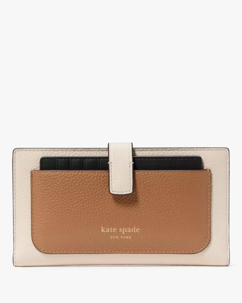 Ava Colorblocked Bifold Wallet by KATE SPADE NEW YORK