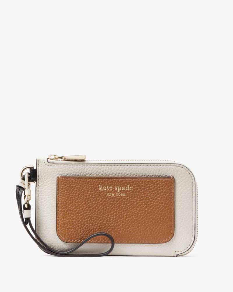 Ava Colorblocked Coin Card Case Wristlet by KATE SPADE NEW YORK