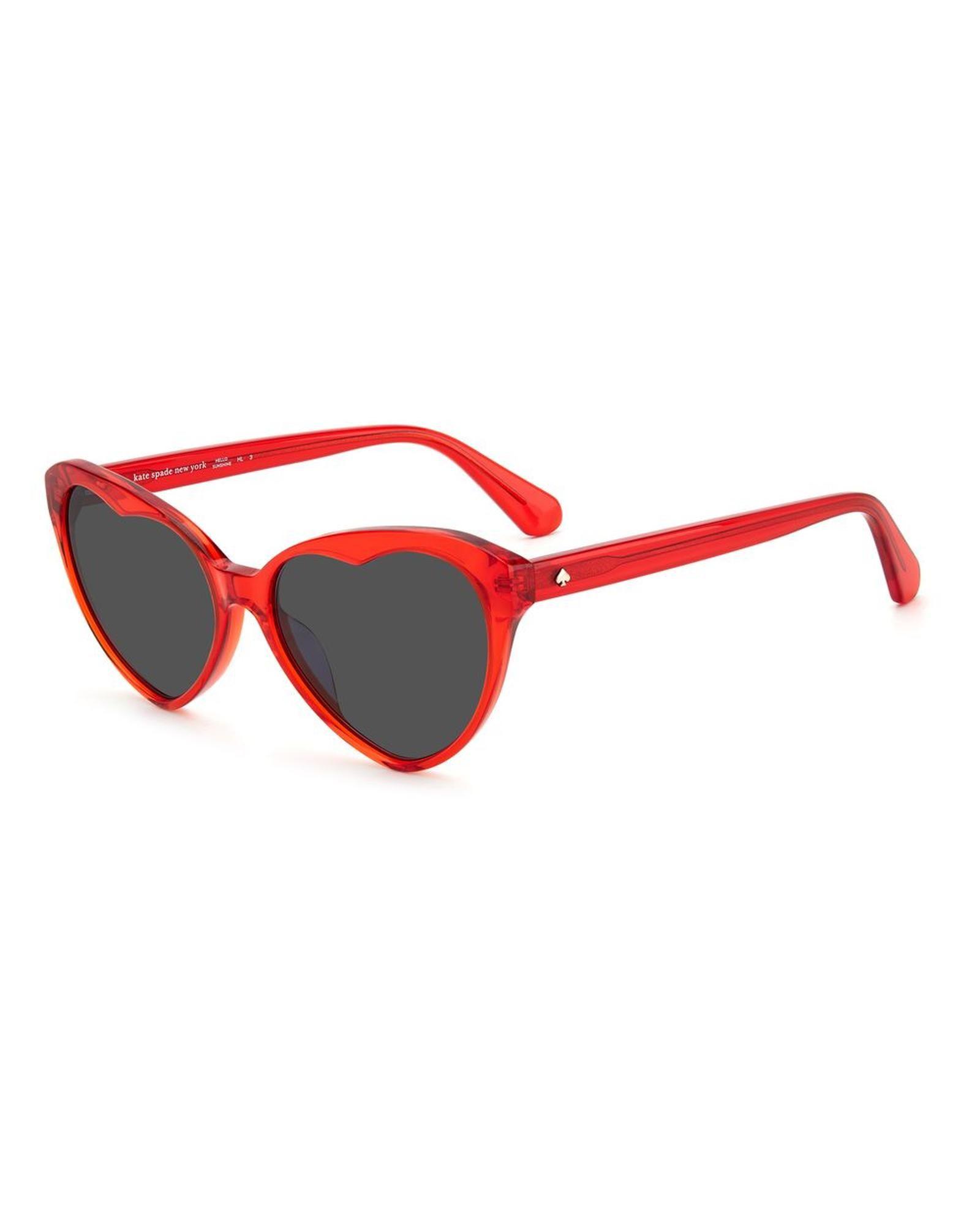 Bello Heart Sunglasses Women - Red by KATE SPADE NEW YORK