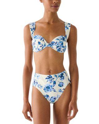 Bra Bikini Top & High Leg Bikini Bottom by KATE SPADE NEW YORK