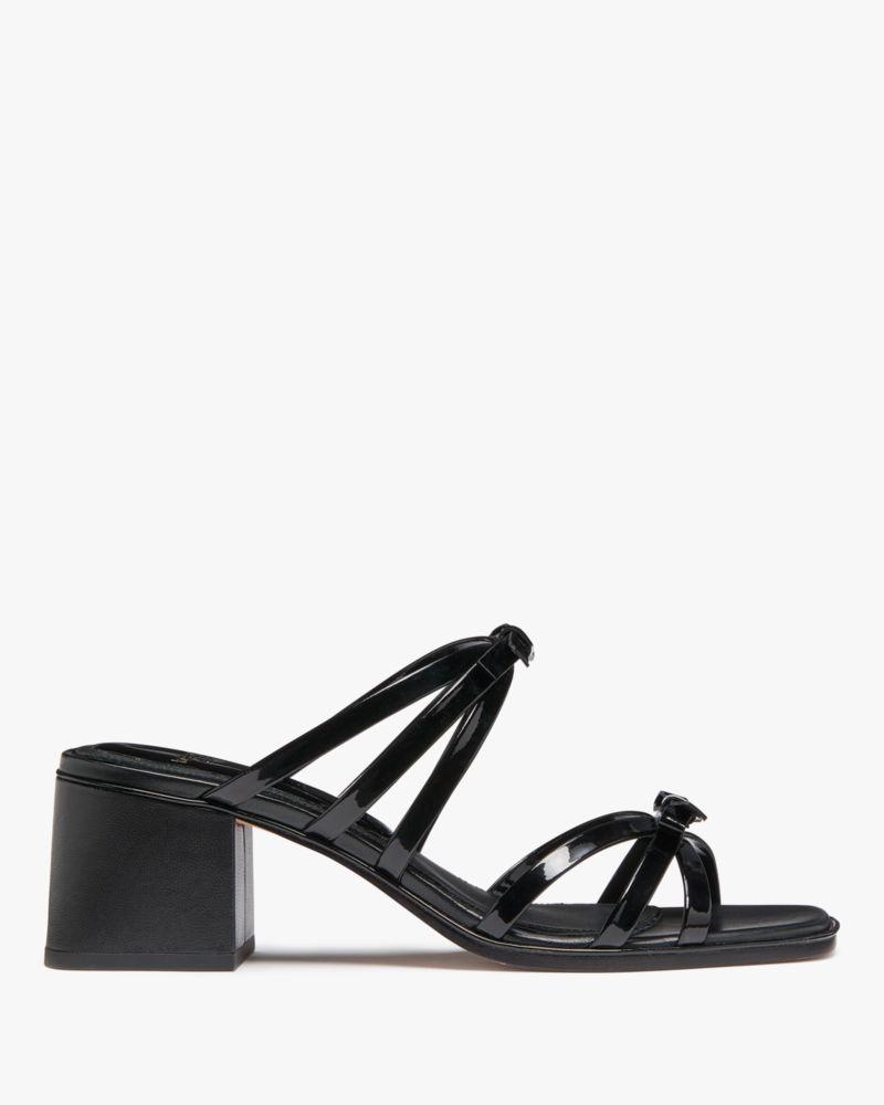 Carolina Patent Block Heel Sandals by KATE SPADE NEW YORK