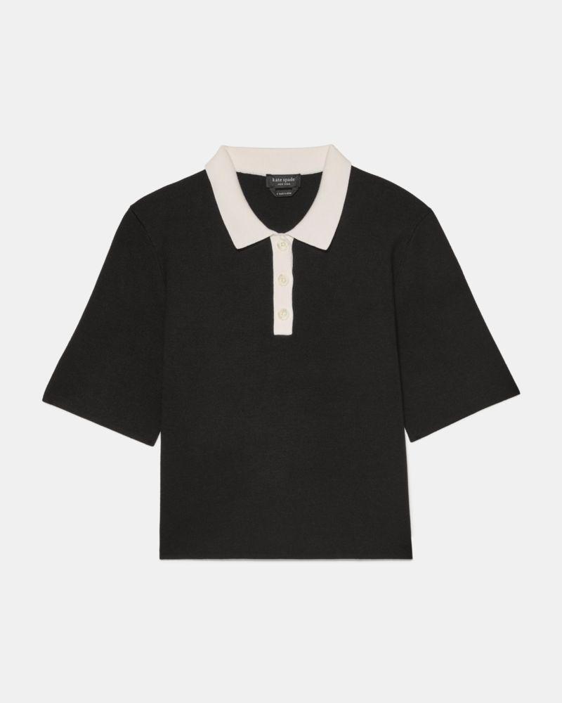 Cropped Polo Sweater by KATE SPADE NEW YORK