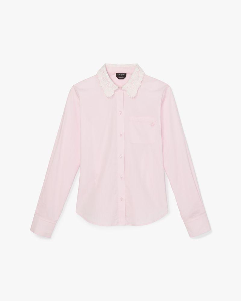 Daisy Lace Collar Button Up Shirt by KATE SPADE NEW YORK