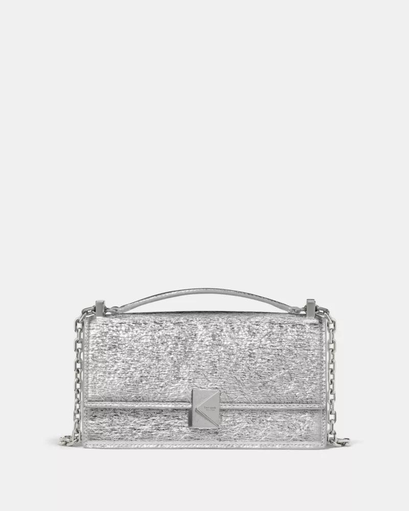 Deco Crinkle Metallic Mini Crossbody Bag by KATE SPADE NEW YORK