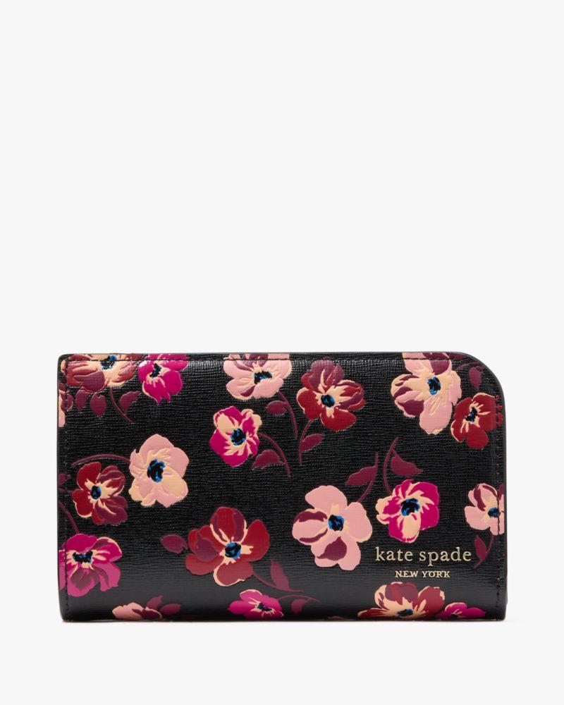 Devin Fall Poppies Medium Bifold Wallet by KATE SPADE NEW YORK Devin Fall Poppies Medium Bifold Wallet by KATE SPADE NEW YORK