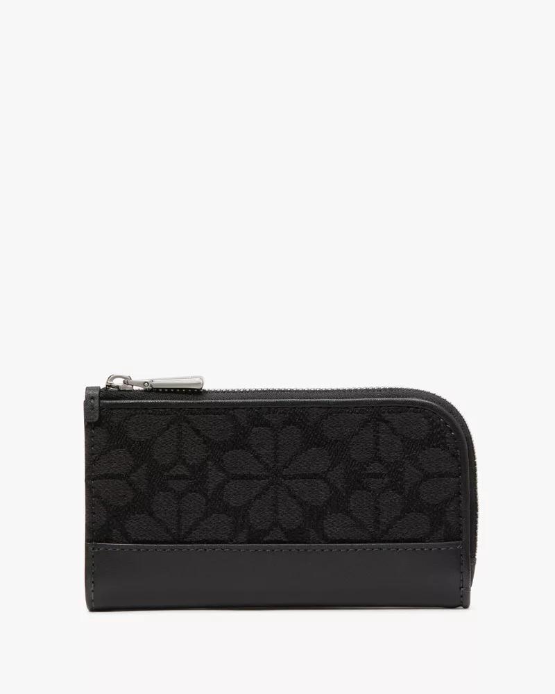 Devin Spade Flower Jacquard Bifold Wallet by KATE SPADE NEW YORK