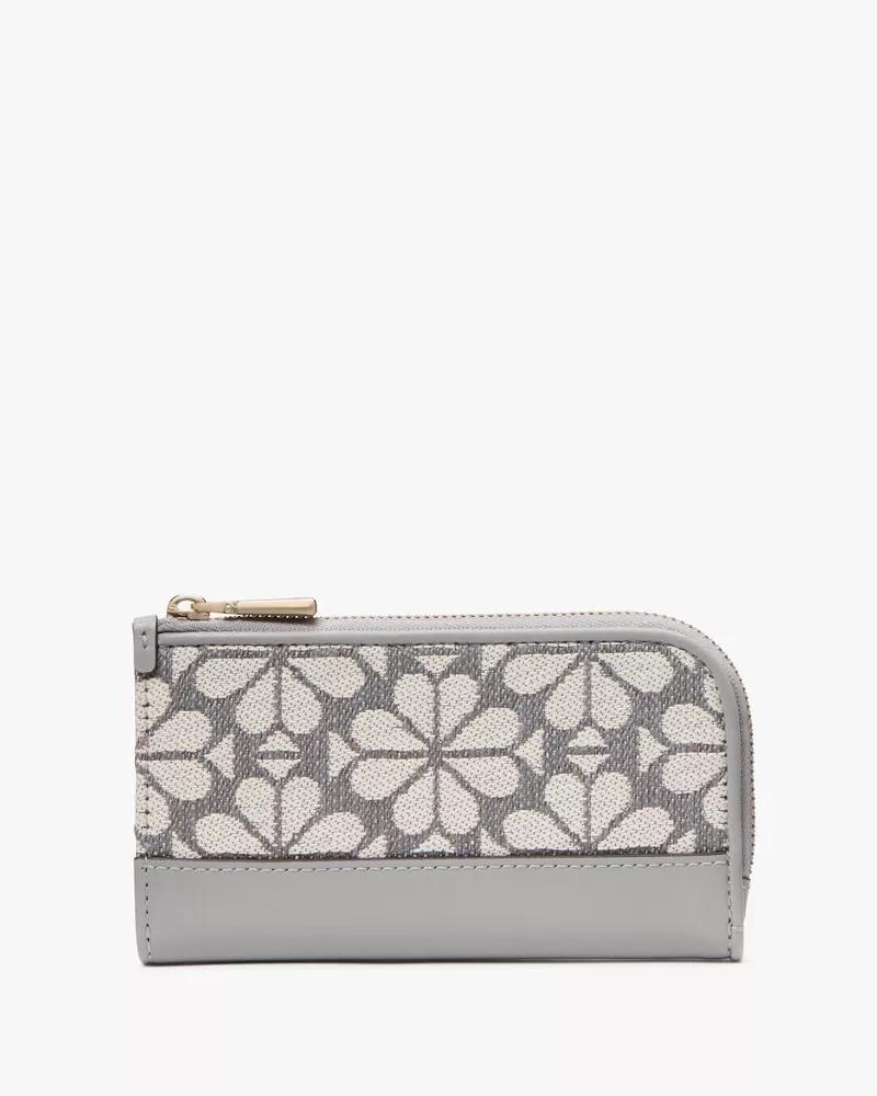 Devin Spade Flower Jacquard Bifold Wallet by KATE SPADE NEW YORK