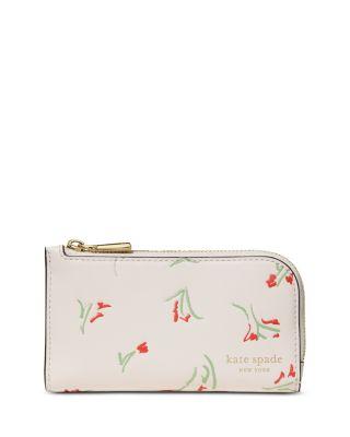 Devin Vibrant Buds Leather Bifold Wallet by KATE SPADE NEW YORK