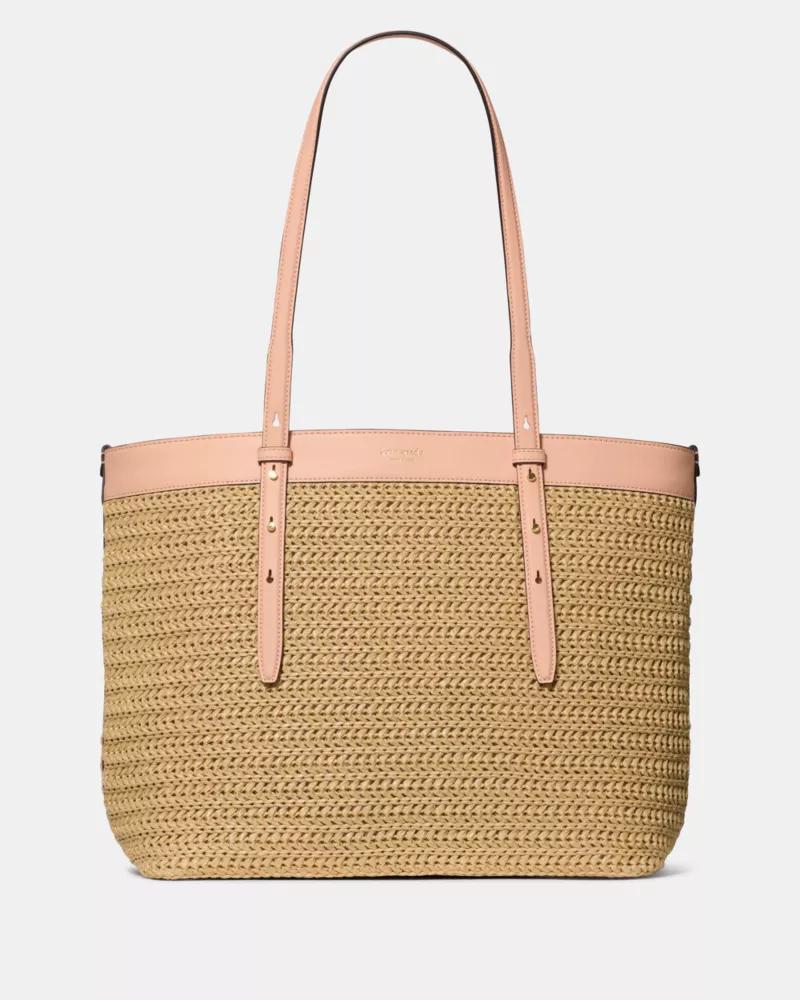 Do It All Straw Tote Bag by KATE SPADE NEW YORK