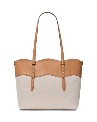 Do It All Wavy Canvas Tote Bag by KATE SPADE NEW YORK