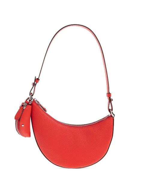 Duo Mini crescent-shaped pebbled-leather shoulder bag by KATE SPADE NEW YORK