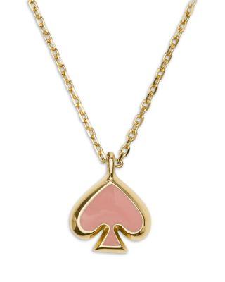 Everyday Spade Enamel Mini Pendant Necklace by KATE SPADE NEW YORK