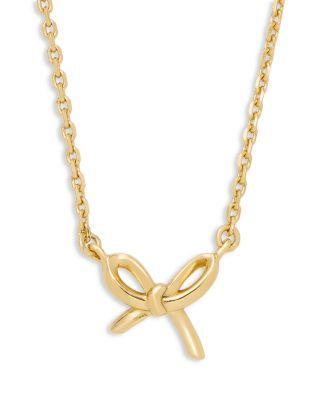 Girlie Pearlie Mini Bow Pendant Necklace by KATE SPADE NEW YORK