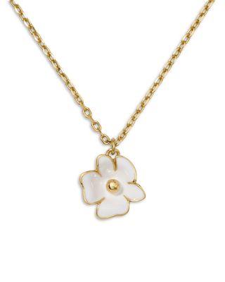 Golden Bloom Flower Pendant Necklace by KATE SPADE NEW YORK