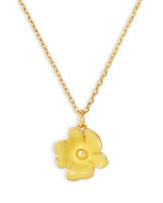 Golden Bloom Flower Pendant Necklace by KATE SPADE NEW YORK
