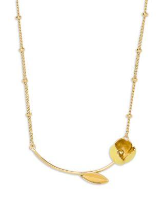 Golden Bloom Tulip Bar Necklace by KATE SPADE NEW YORK