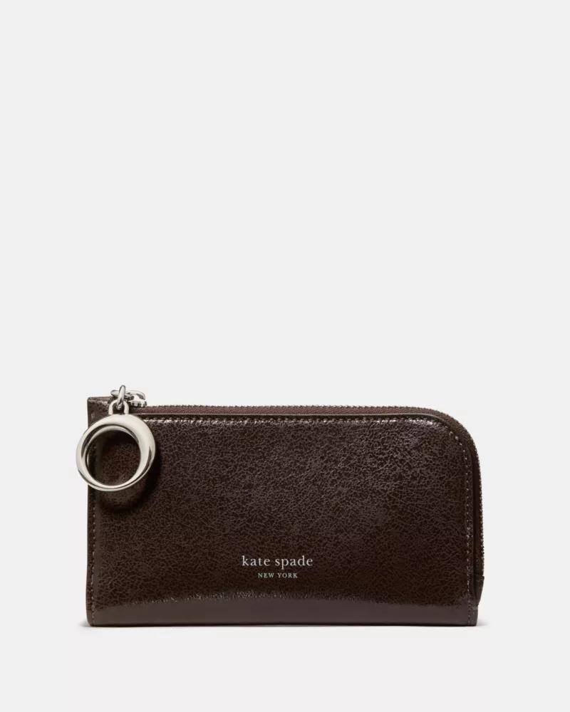 Halo Glazed Small Bifold Wallet by KATE SPADE NEW YORK