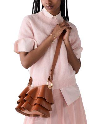 Halo Pleated Wave Mini Leather Bucket Bag by KATE SPADE NEW YORK