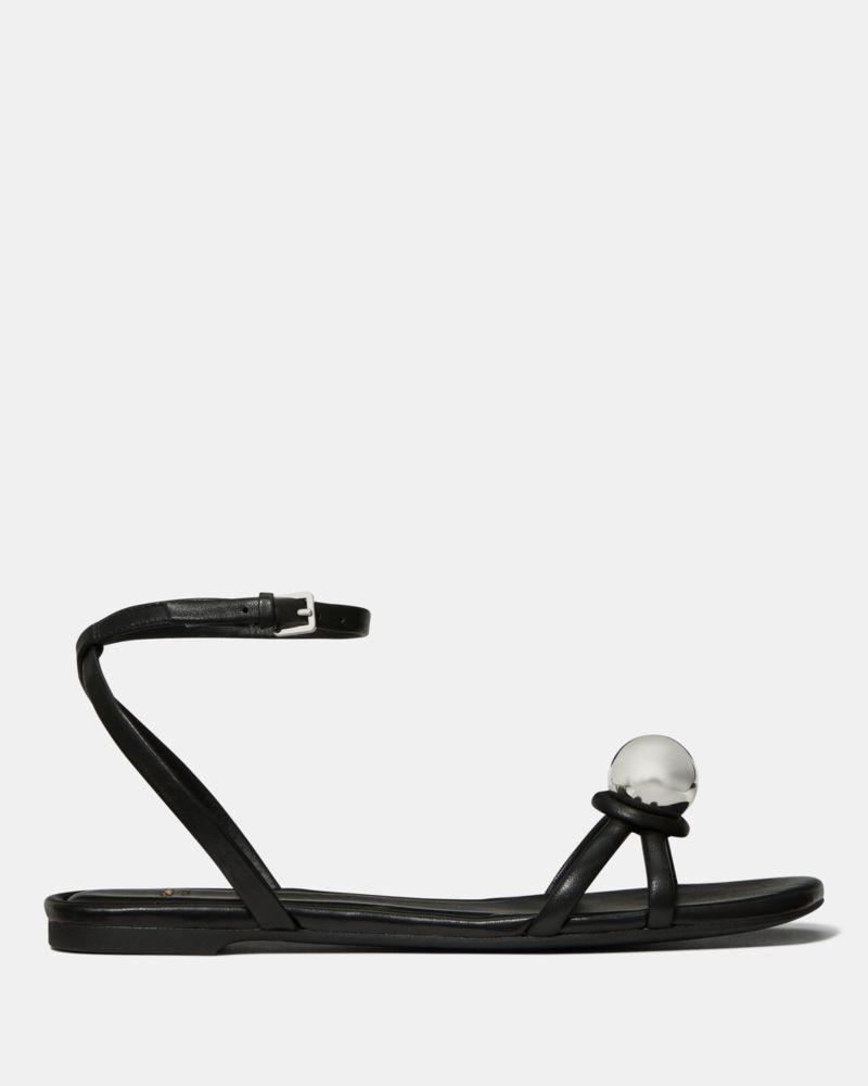 Harmony Smooth Leather Flat Sandal by KATE SPADE NEW YORK