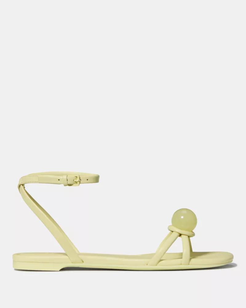 Harmony Smooth Leather Flat Sandal by KATE SPADE NEW YORK
