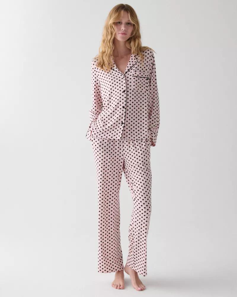 Lady Dot Long Pajama by KATE SPADE NEW YORK