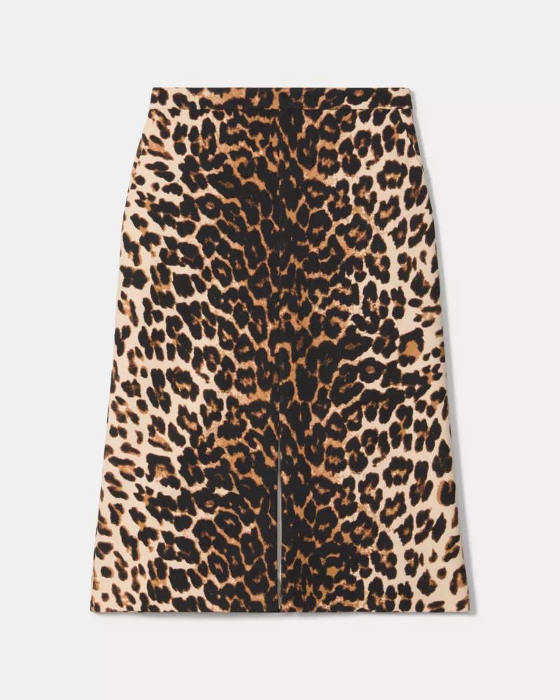 Leopard Midi Skirt by KATE SPADE NEW YORK