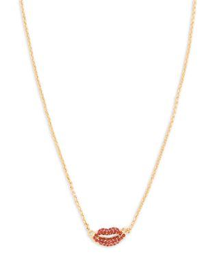 Lips Mini Necklace by KATE SPADE NEW YORK