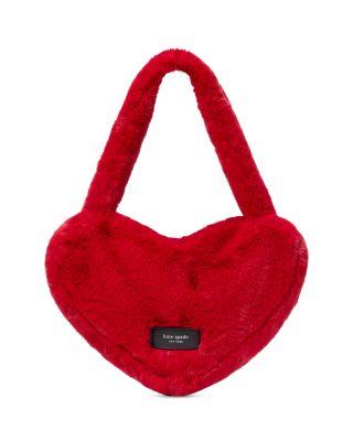 Luver Faux Fur Heart Tote by KATE SPADE NEW YORK