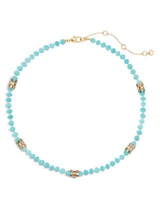Mixed Stone Beaded Collar Necklace by KATE SPADE NEW YORK