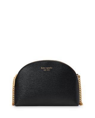 Morgan Saffiano Leather Double Zip Dome Crossbody by KATE SPADE NEW YORK