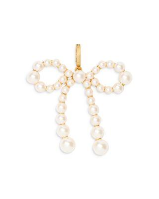 One in a Million Imitation Pearl Bow Charm by KATE SPADE NEW YORK