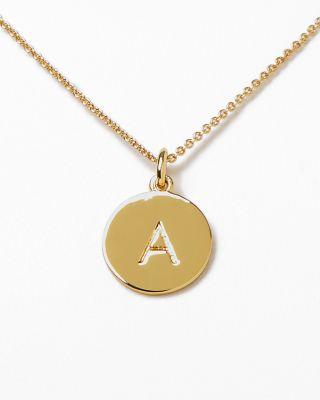 One in a Million Initial Pendant Necklace by KATE SPADE NEW YORK